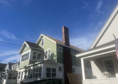 completed siding project